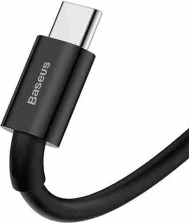 Кабель Baseus Fast Charging Data USB to Type-c 66w 2m (CATYS-A01) Black фото 3