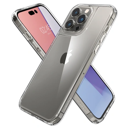 Чехол Spigen Quartz Hybrid для iPhone 14 Pro ( ACS04974) Crystal Clear фото 7