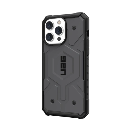 Чехол UAG Pathfinder For MagSafe для iPhone 14 Pro Silver фото 8