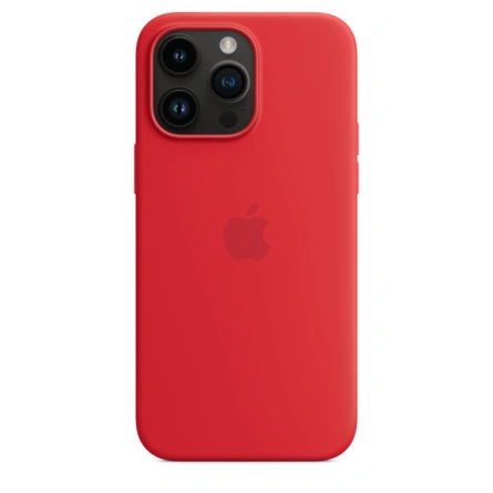 Силиконовый чехол Apple MagSafe для iPhone 14 Pro Max (PRODUCT)RED фото 4