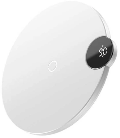 Беспроводное зарядное устройство Baseus LED Wireless Charger (WXSX-02) White фото 3