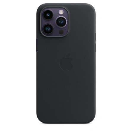 Кожаный чехол Apple MagSafe для iPhone 14 Pro Midnight фото 3