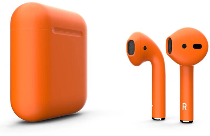 Наушники Apple AirPods 2 Color (MV7N2) Оранжевый матовый фото 1
