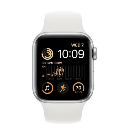 Смарт-часы Apple Watch Series SE GPS 40mm Silver/White (Серебро/Белый) Sport Band (MNJV3) фото 2