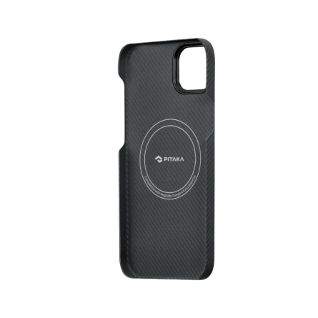 Чехол Pitaka MagEZ Case 3 для iPhone 14 600D Black/Grey (Twill) фото 6