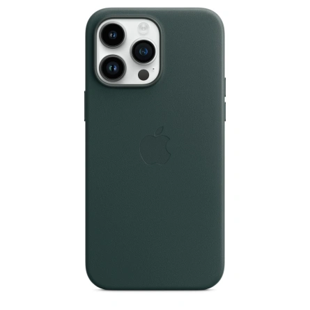 Кожаный чехол Telesin MagSafe для iPhone 14 Pro Forest Green фото 2