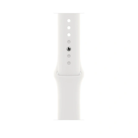 Смарт-часы Apple Watch Series SE GPS 44mm Silver/White (Серебро/Белый) Sport Band (MNK23) фото 3