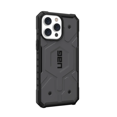 Чехол UAG Pathfinder For MagSafe для iPhone 14 Pro Silver фото 7