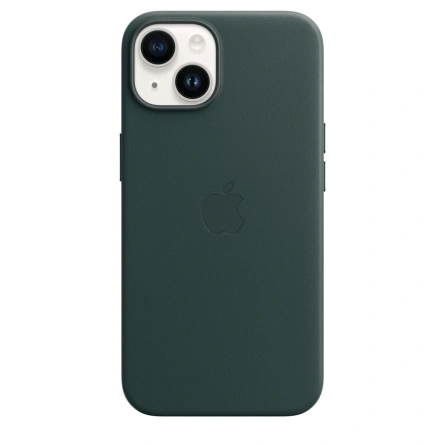 Кожаный чехол Apple MagSafe для iPhone 14 Forest Green фото 2