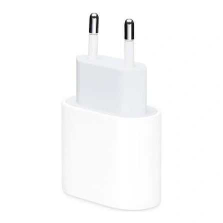 Сетевое зарядное устройство Apple Power Adapter 20W USB-C (MHJE3ZM/A) White фото 1