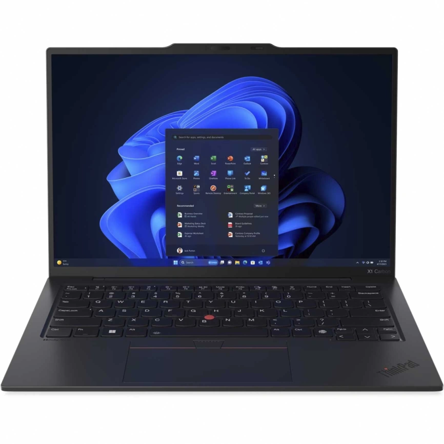 Ноутбук Lenovo ThinkPad X1 Carbon G12 14 IPS/ i7-155U Ultra/16Gb/512Gb SSD (21KC00A8US) Black Paint фото 4