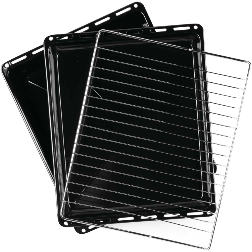 Электрический духовой шкаф Korting OKB 370 CMX Black/Stainless Steel фото 4