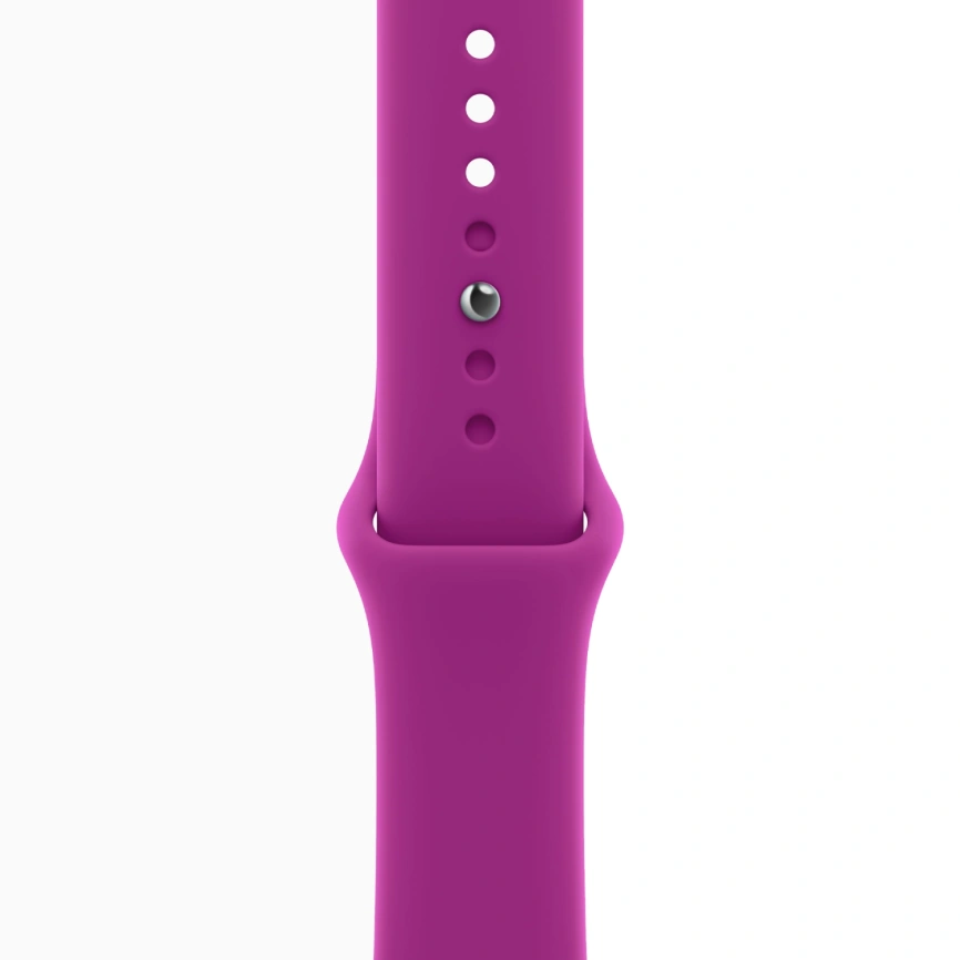 Смарт-часы Apple Watch Series 12 42mm Space Gray Aluminum Case with Magenta Sport Band S/M фото 2