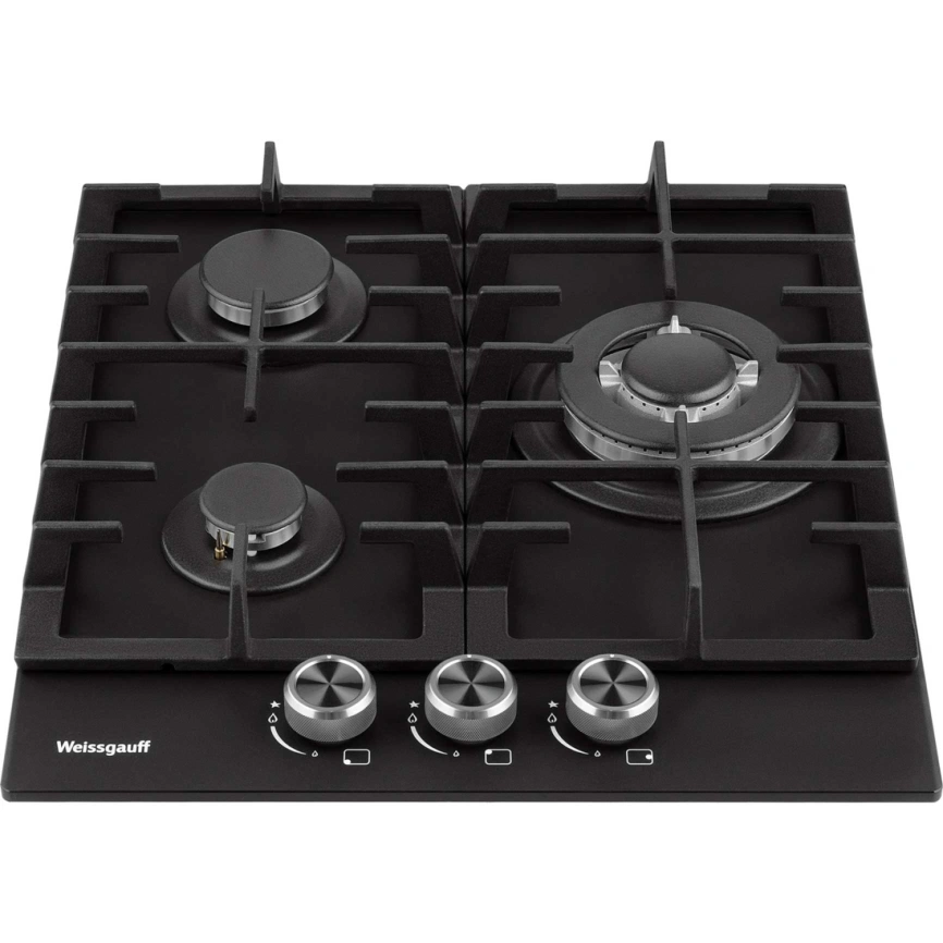 Газовая варочная панель Weissgauff HGG 451 BFH Black фото 3