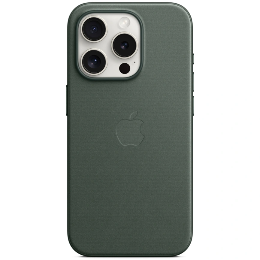 Чехол Apple FineWoven with MagSafe для iPhone 15 Pro Max Evergreen фото 5