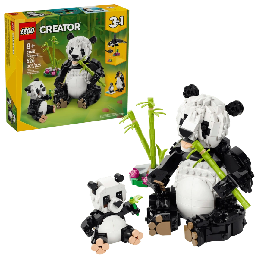 Конструктор LEGO Creator Wild Animals: Panda Family 31165 фото 1