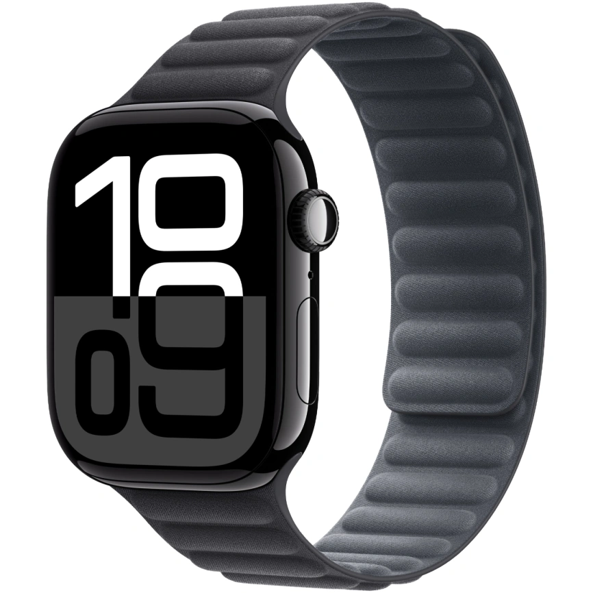 Смарт-часы Apple Watch Series 10 46mm Jet Black Aluminum Case with Black Magnetic Link M/L фото 1