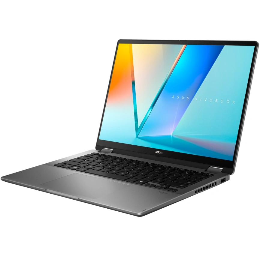 Ноутбук ASUS VivoBook 14 Flip TP3407SA-QL055W 14 WUXGA OLED/ i7-256V Ultra/16GB/1TB SSD (90NB14Y1-M00690) Matte Gray фото 4