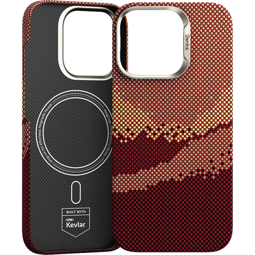 Чехол Benks ArmorAir Case Built with Kevlar для iPhone 16 Pro Max Golden Tide фото 1