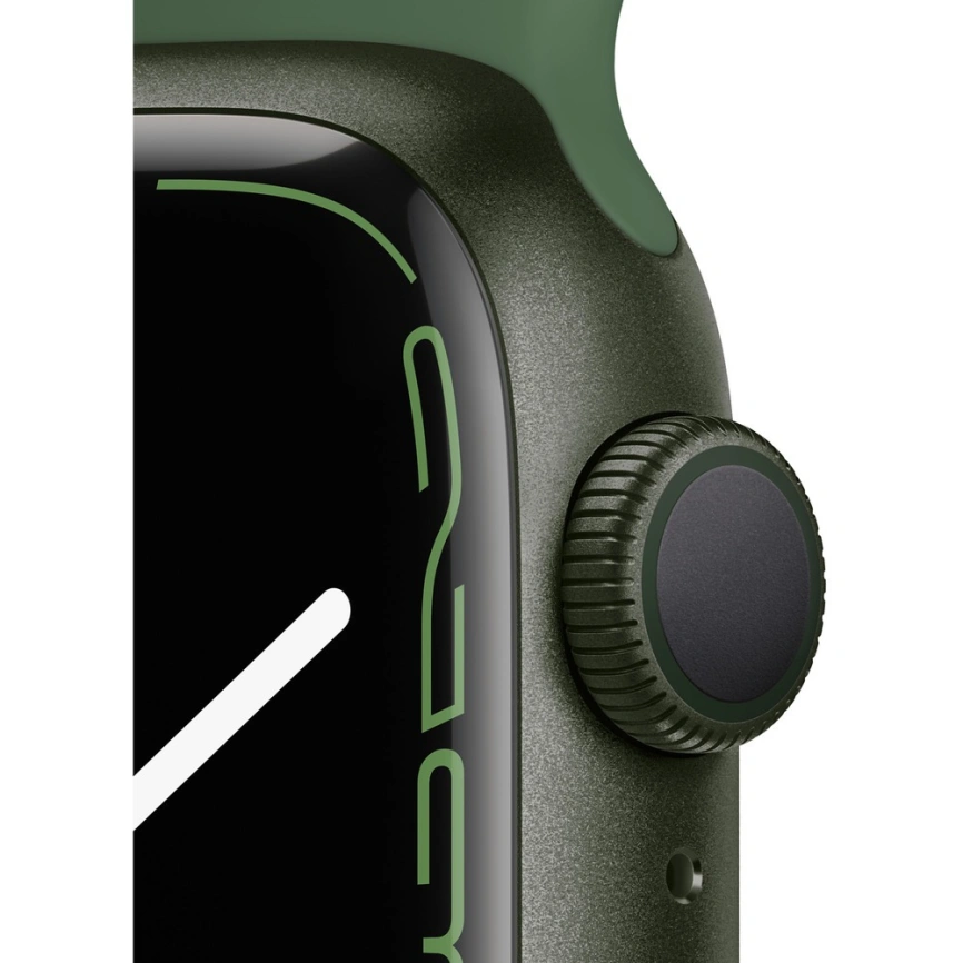 Смарт-часы Apple Watch Series 7 GPS 45mm Green (Зеленый) Sport Band (MKN73RU/A) фото 2