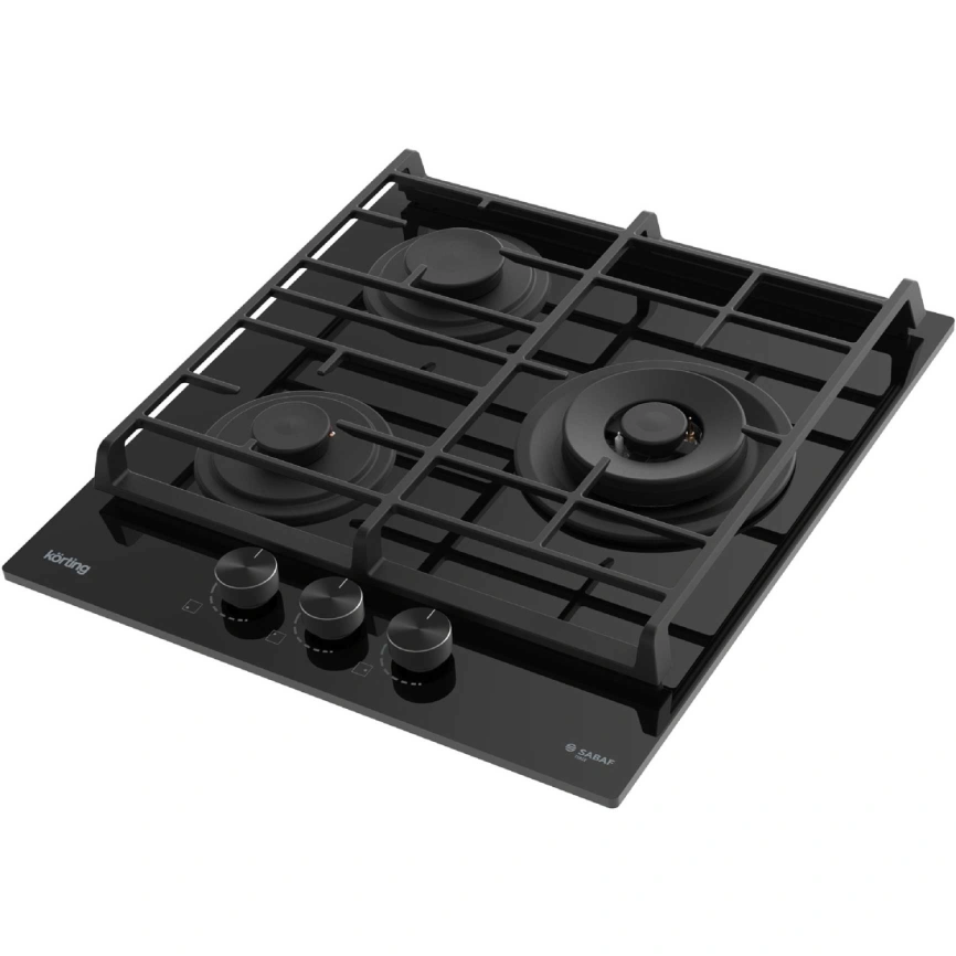 Газовая варочная панель Korting HGG 4955 CTN Black фото 2