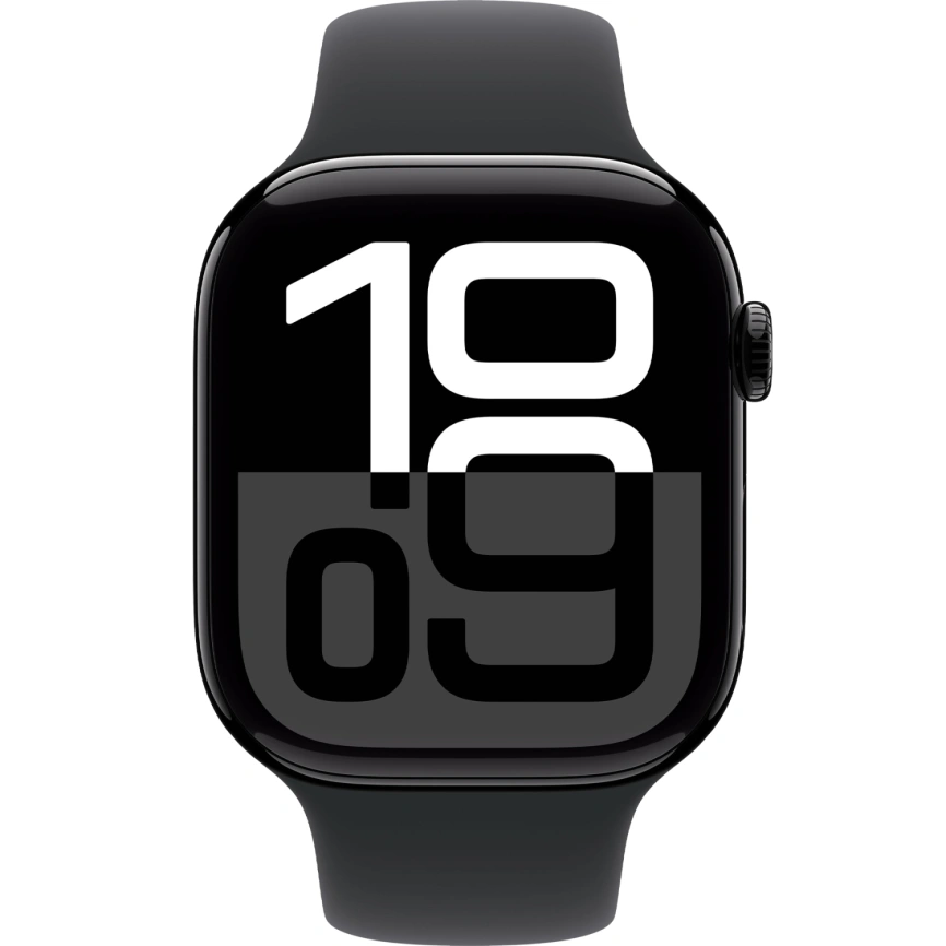 Смарт-часы Apple Watch Series 10 42mm Jet Black Aluminum Case with Black Sport Band M/L фото 3