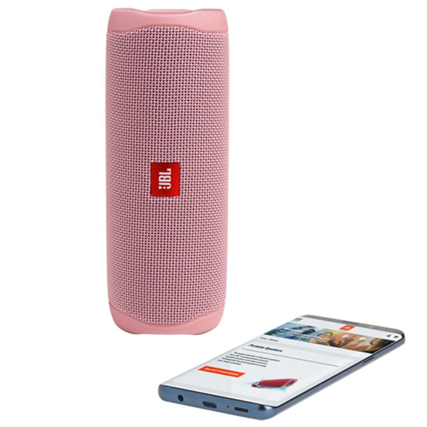 Беспроводная акустика JBL Flip 5 Dusty pink фото 6