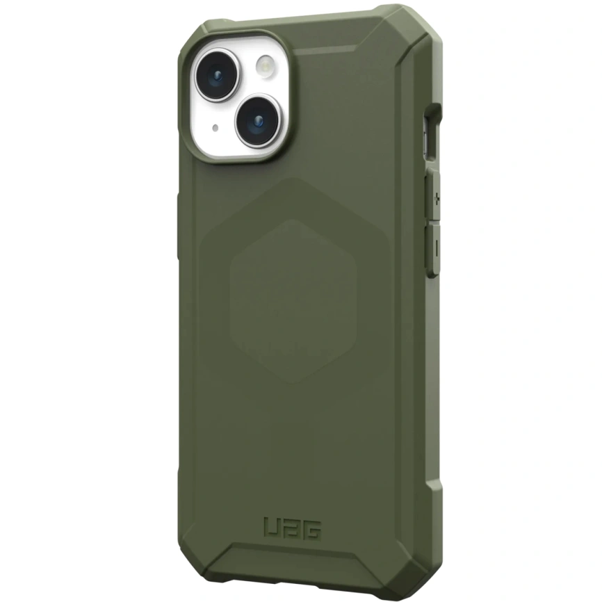 Чехол UAG Essential Armor with MagSafe для iPhone 15 Olive Drab (114288117272) фото 8