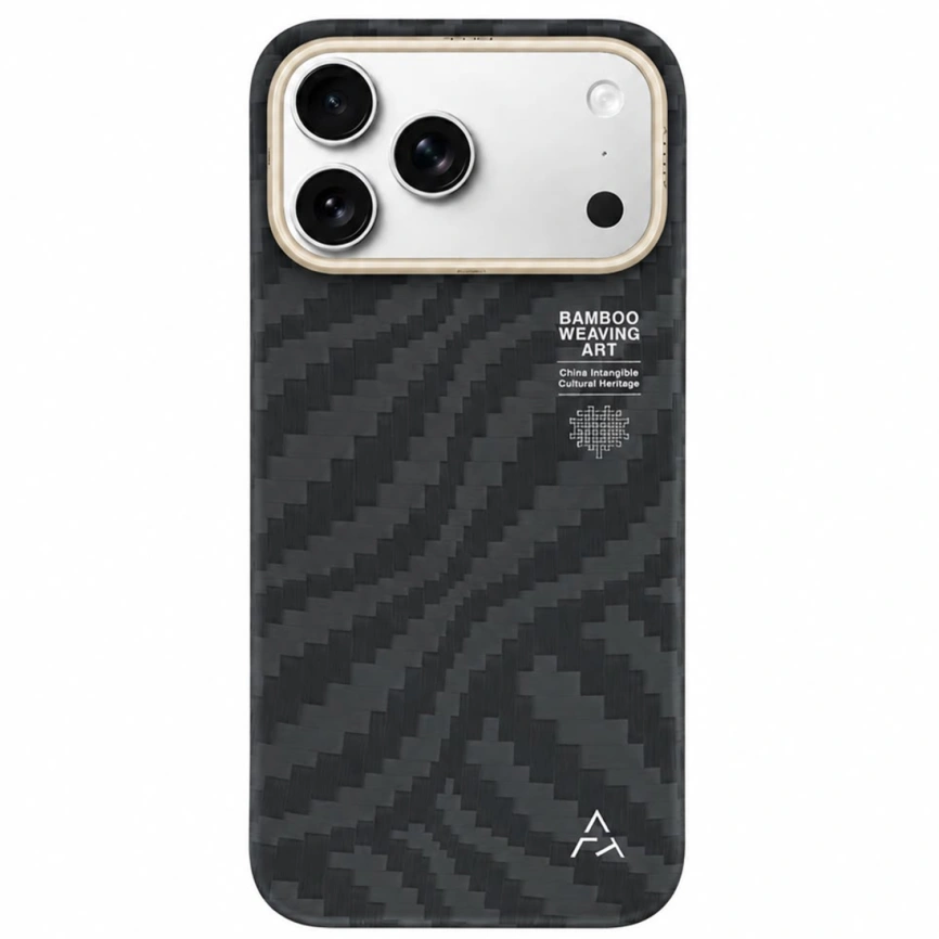 Чехол Airity Bamboo Shadow Oriental для iPhone 17 Pro Misty Shadow Black фото 1