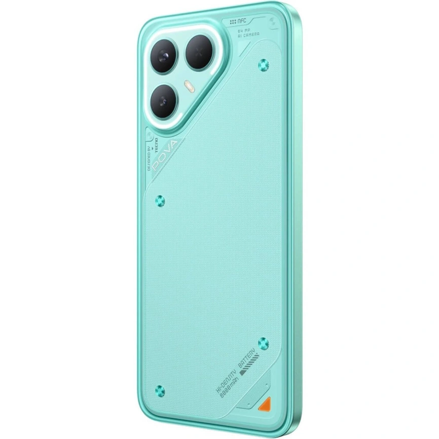Смартфон Tecno Pova 7 Pro 12/256Gb Neon Cyan фото 2