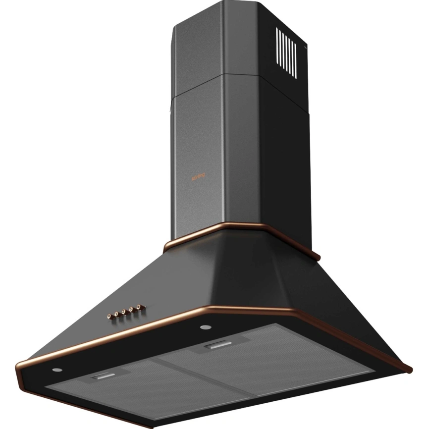 Встраиваемая вытяжка Korting KHC 6839 RCN Black/Bronze фото 1