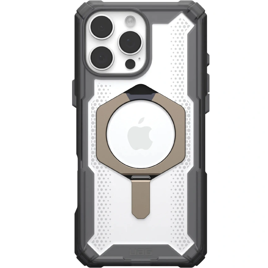 Чехол UAG MagSafe Plasma XTE для iPhone 16 Pro Ash/Titanium фото 3