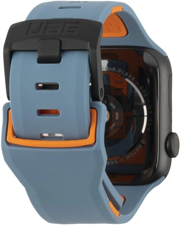 Ремешок UAG Civilian Strap 45mm Apple Watch Slate/Orange (19148D115497) фото 2