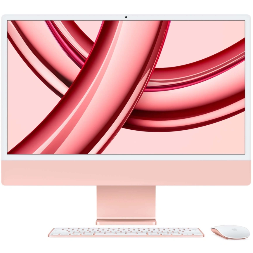 Моноблок Apple iMac (2023) 24 Retina 4.5K M3 8C CPU, 8C GPU/8GB/256Gb Pink (MQRD3) фото 1