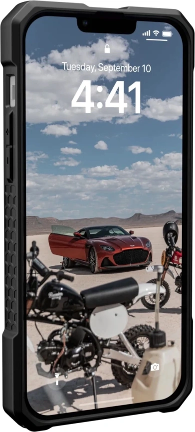 Чехол UAG Monarch Pro Kevlar For MagSafe для iPhone 14 Kevlar Black фото 8