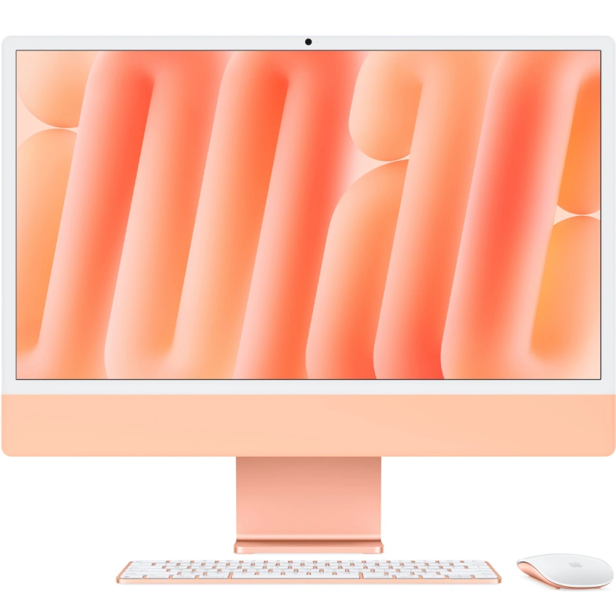 Моноблок Apple iMac (2024) 24 Retina 4.5K M4 8C CPU, 8C GPU/16GB/512Gb (Z1E8000E8) Orange фото 1