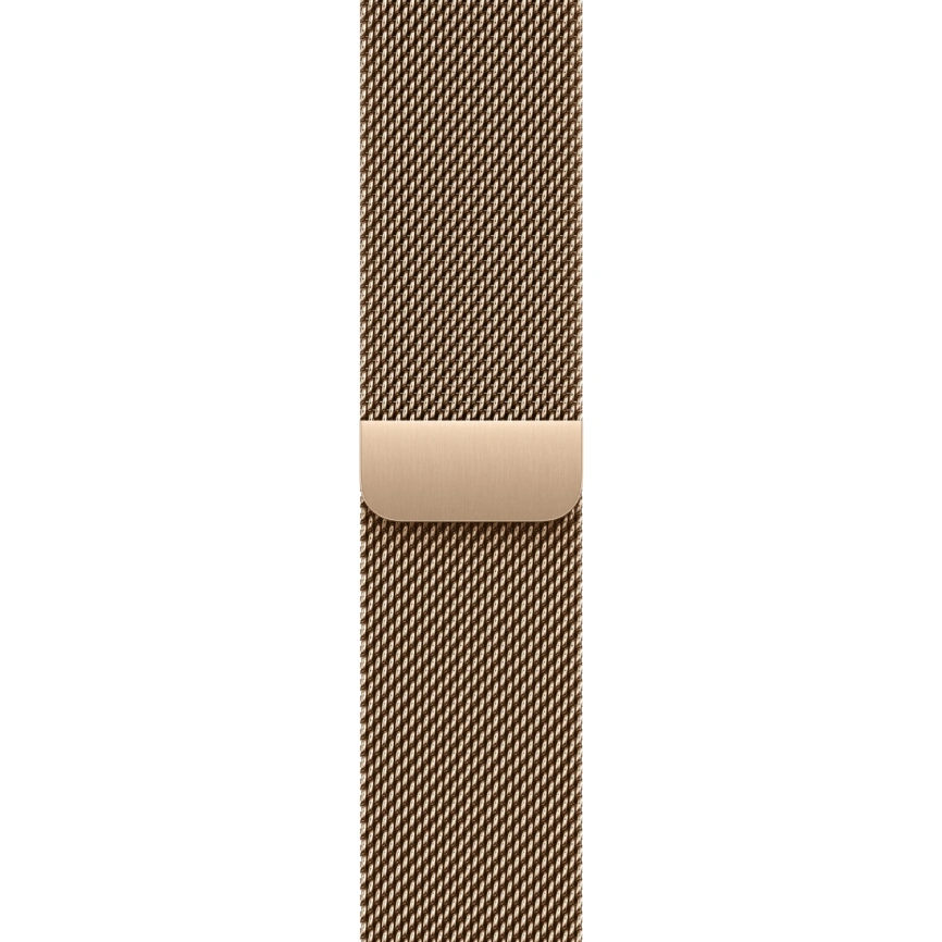 Смарт-часы Apple Watch SE (2025) 40mm Starlight Aluminum Case with Gold Milanese Loop фото 2