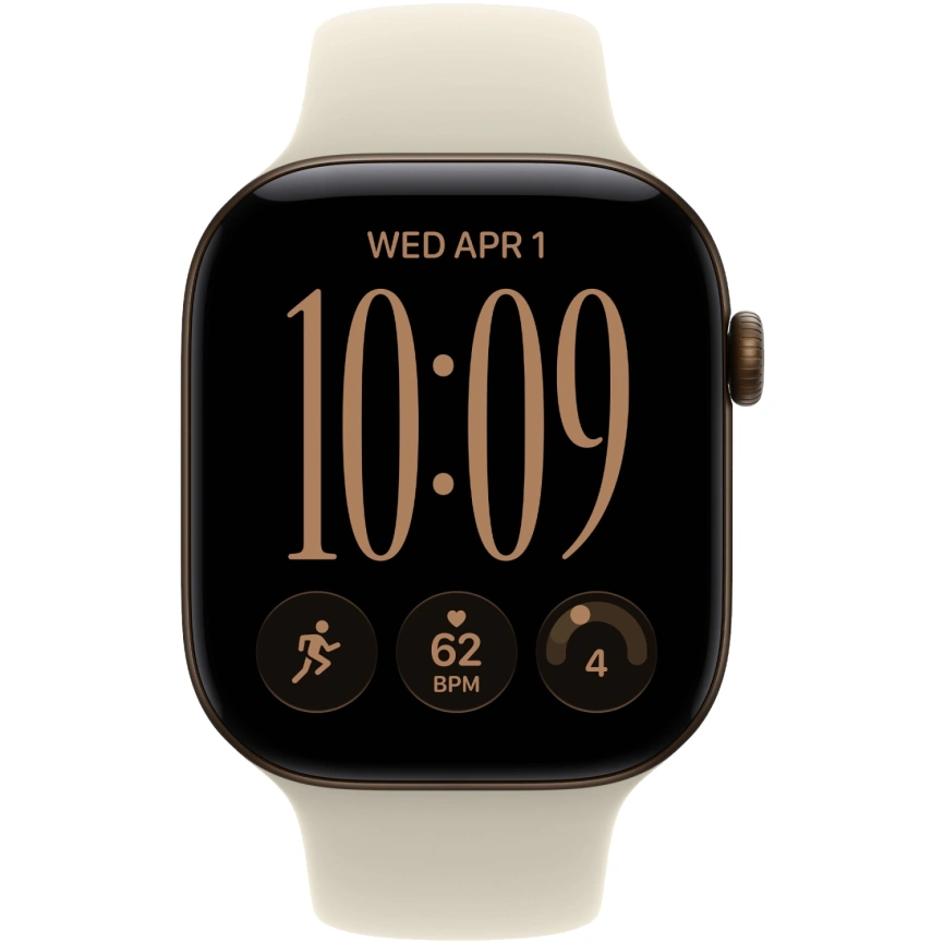 Смарт-часы Apple Watch Series 12 42mm Dark Bronze Aluminum Case with Sand Sport Band M/L фото 3