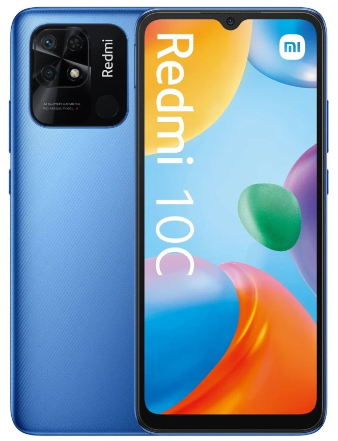 Смартфон XiaoMi Redmi 10C 4/64Gb Blue (Синий) EAC фото 1
