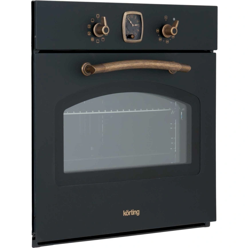 Электрический духовой шкаф Korting OKB 481 CRN Matte Black/Bronze фото 3