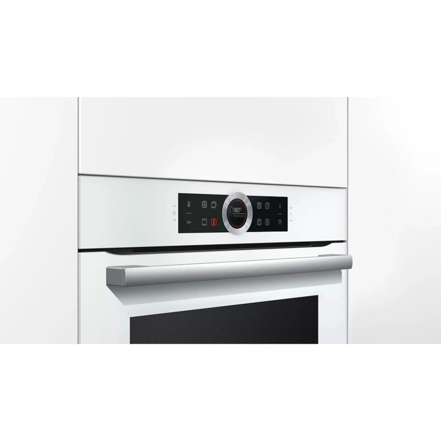 Электрический духовой шкаф Bosch Serie 8 HBG675BW1 White фото 3