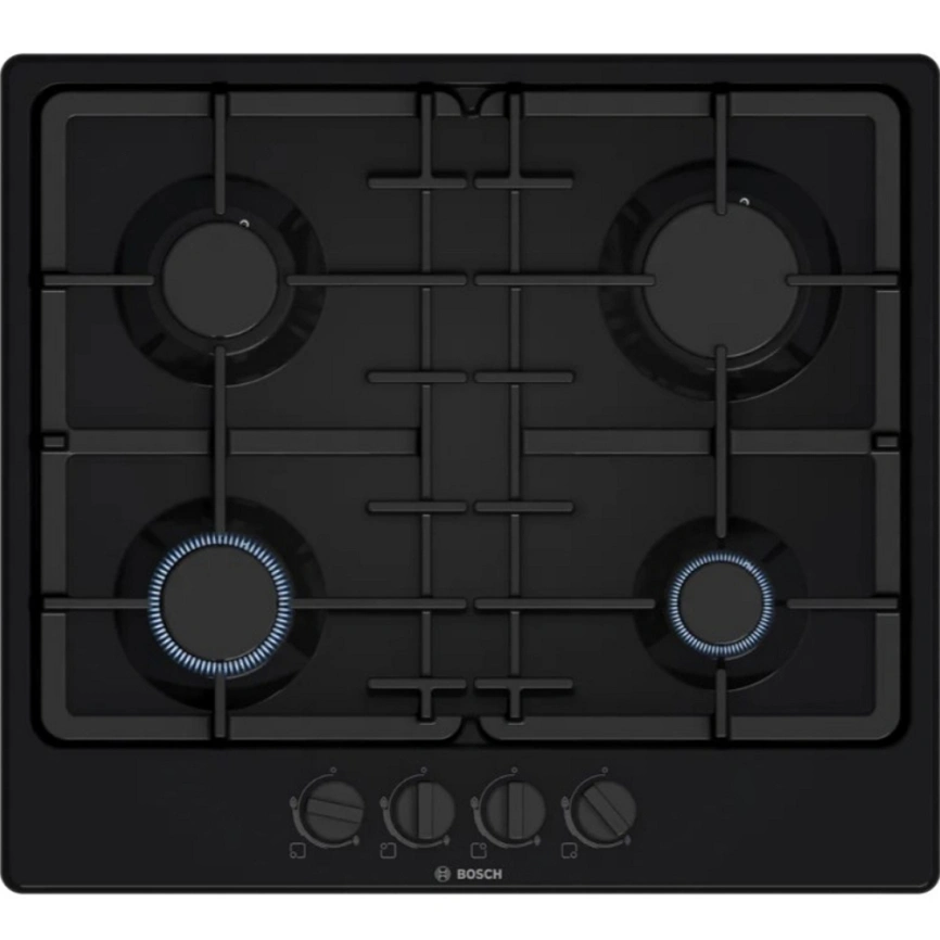 Газовая варочная панель Bosch Serie 2 PGP6B6K90R Black фото 1