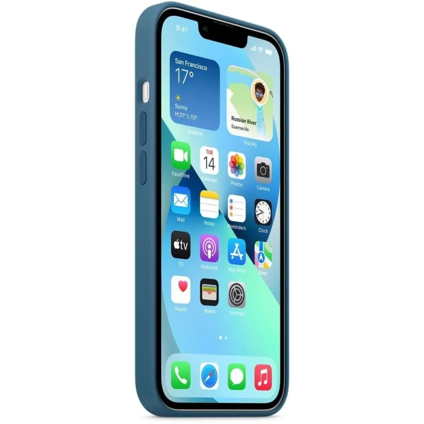 Накладка силиконовая MItrifON для iPhone 13 Pro Max (20533) Emerald фото 2