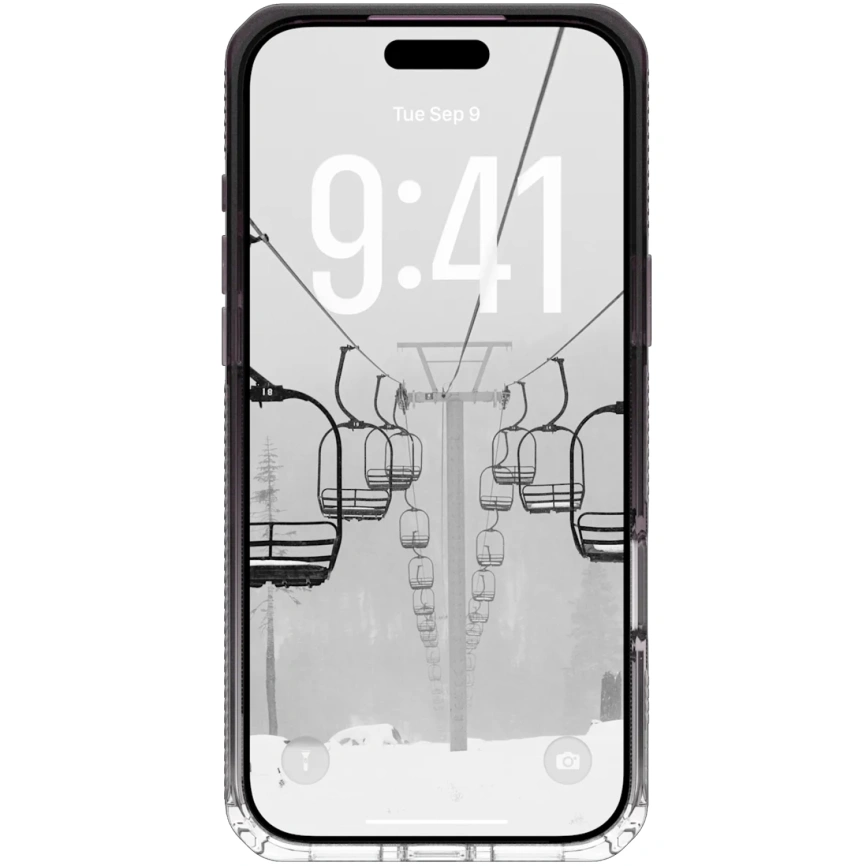 Чехол UAG MagSafe Plyo Case для iPhone 17 Pro Max Black/Clear Ombre (11453011404G) фото 2