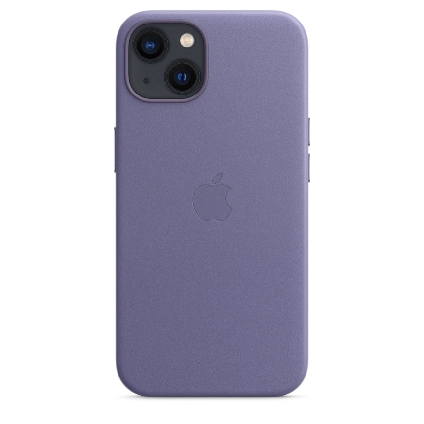 Кожаный чехол Apple MagSafe для iPhone 13 Сиреневая глициния фото 1