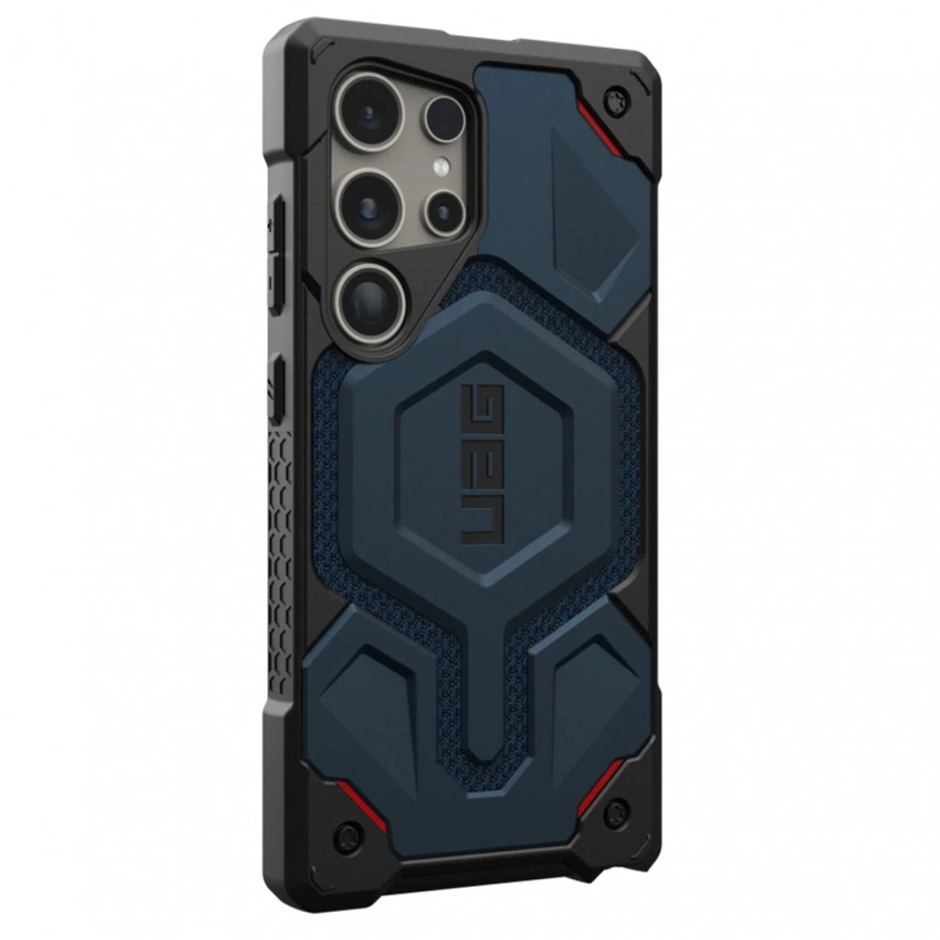 Чехол UAG Monarch PRO with MagSafe для Galaxy S24 Ultra Kevlar-Mallard фото 2