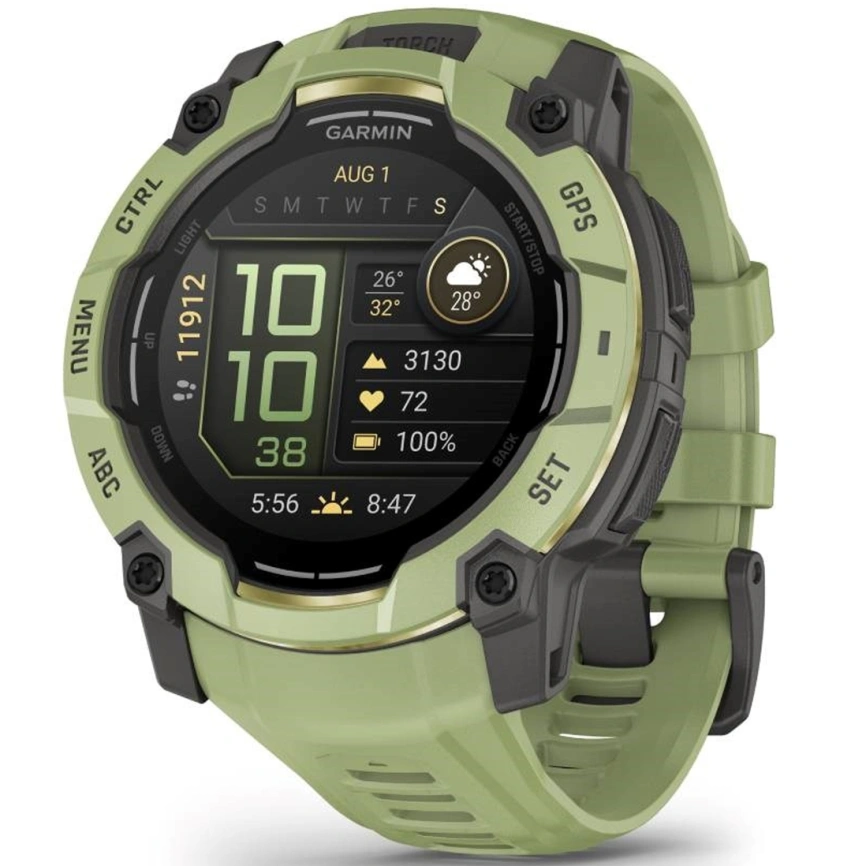 Смарт-часы Garmin Instinct 3 50mm Amoled Fern Green with Fern Green Band (010-03020-02) фото 1