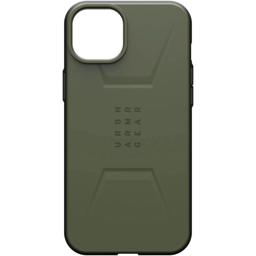 Чехол UAG с поддержкой MagSafe Civilian для iPhone 15 Plus Olive Drab (114306117272) фото 1