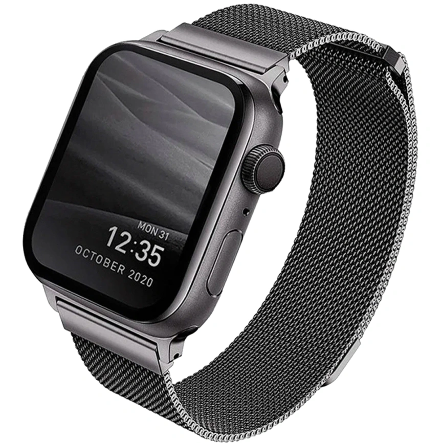 Ремешок Uniq Dante Strap Mesh Steel для Apple Watch 44/45/49 Graphite фото 3