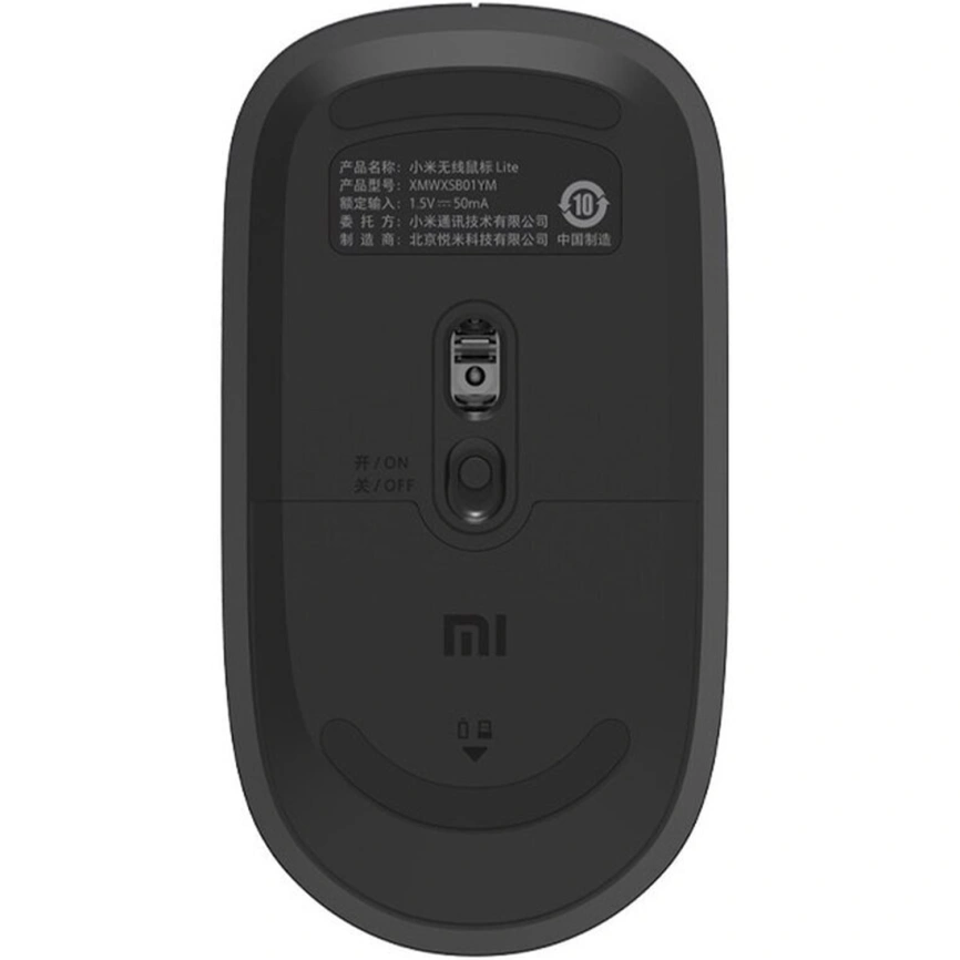 Мышь Xiaomi Wireless Mouse Lite XMWXSB01YM Black фото 6